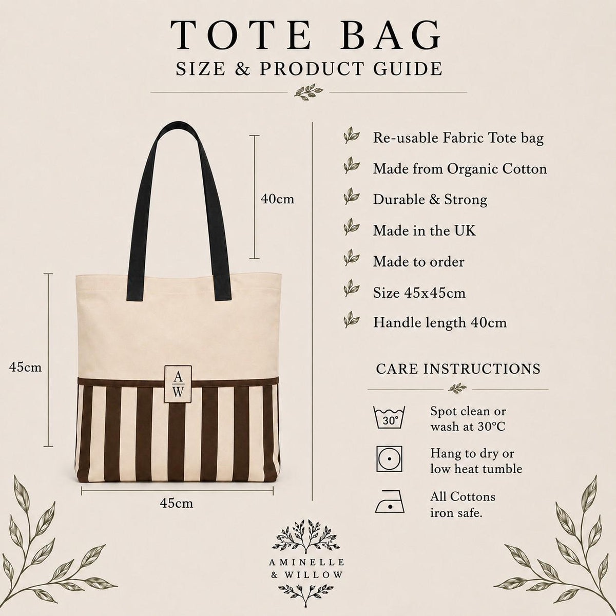 The Heritage Stripe Tote Bag – Espresso