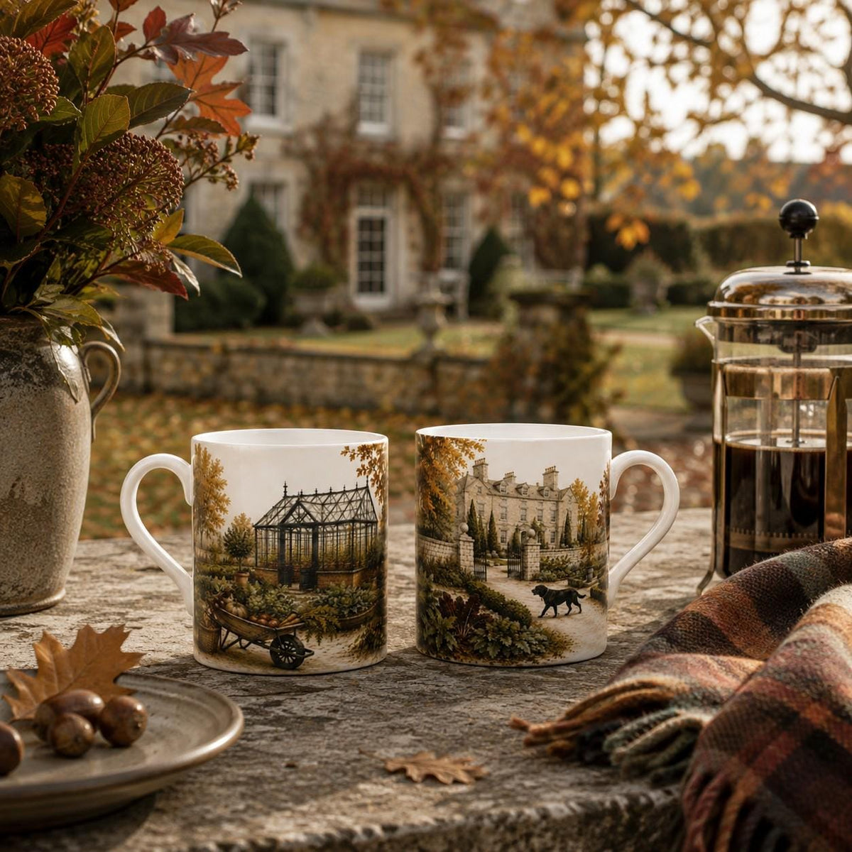 The Country Labrador Fine Bone China Mug