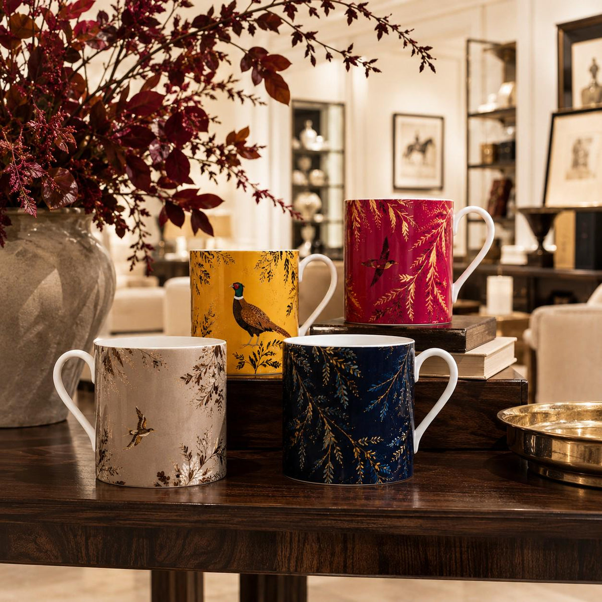 The Pheasant Fine Bone China Mug