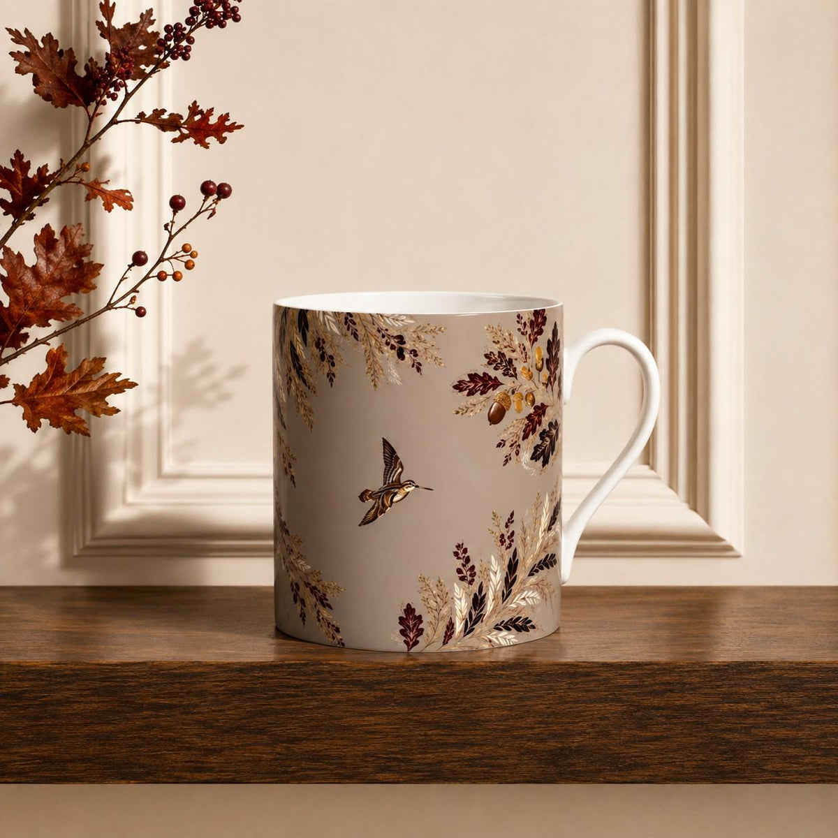 The Woodcock Fine Bone China Mug