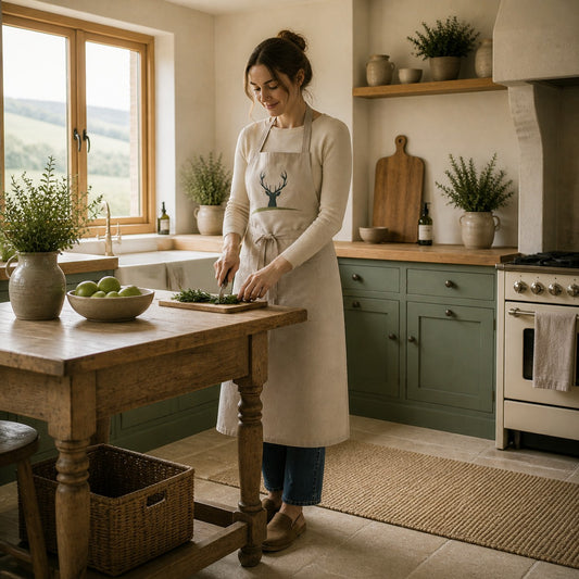 Highland Stag Apron