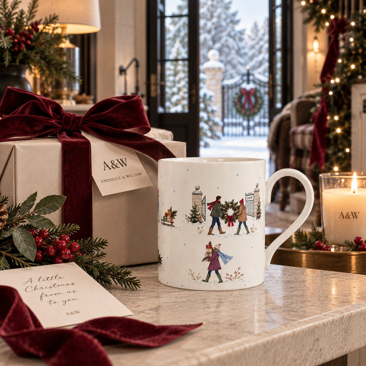 Bringing Home Christmas Mug