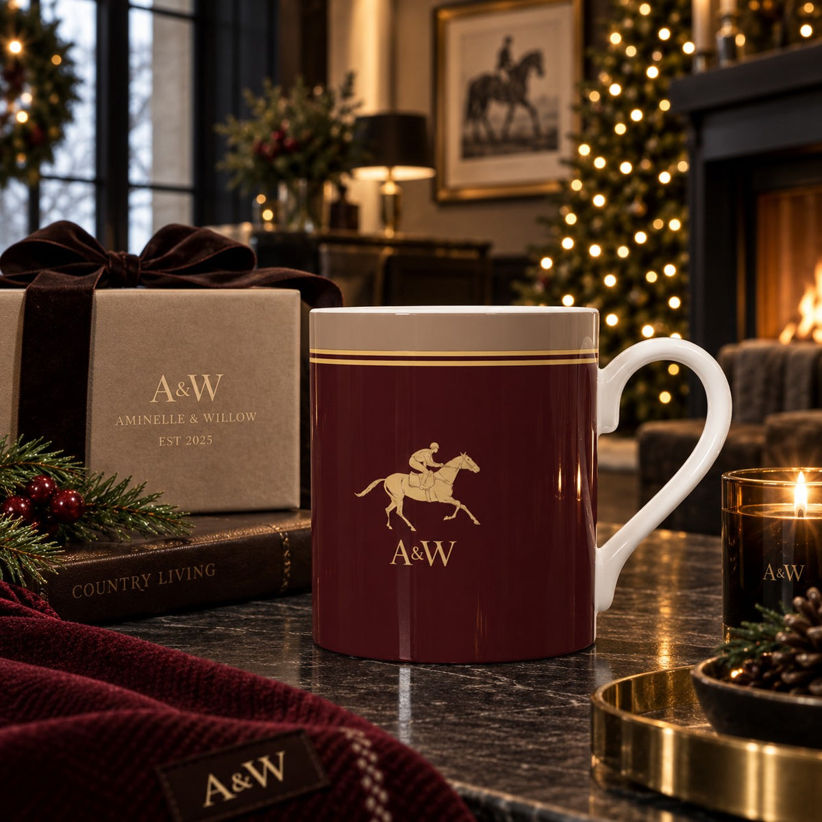 The Burgundy Racing Club Mug