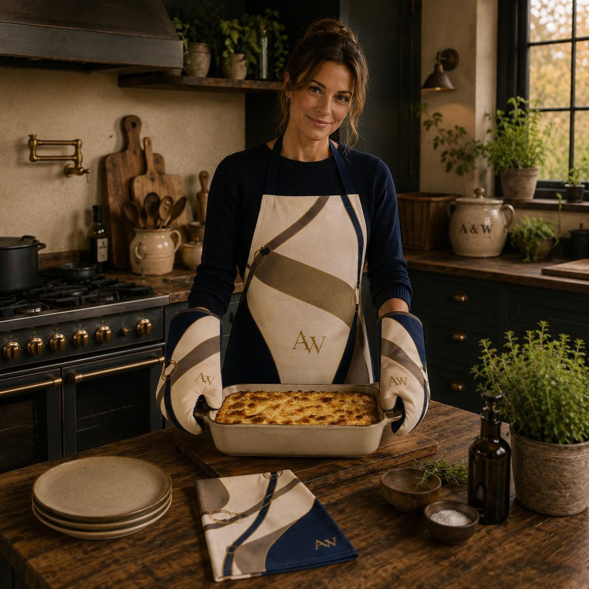 The Reins Oven Mitts