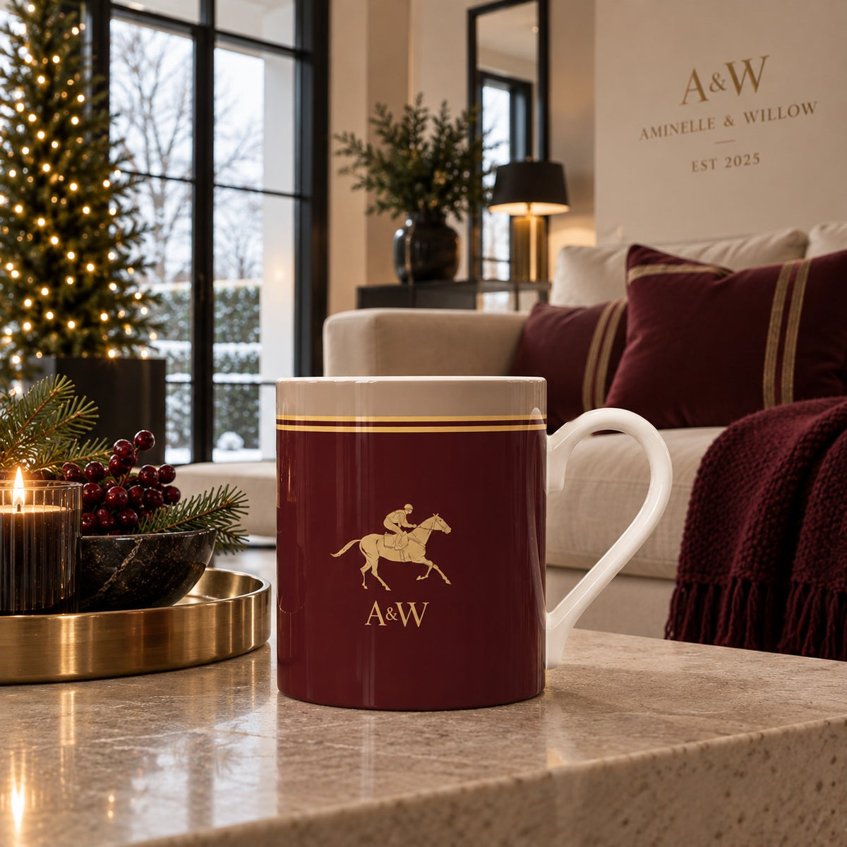 The Burgundy Racing Club Mug