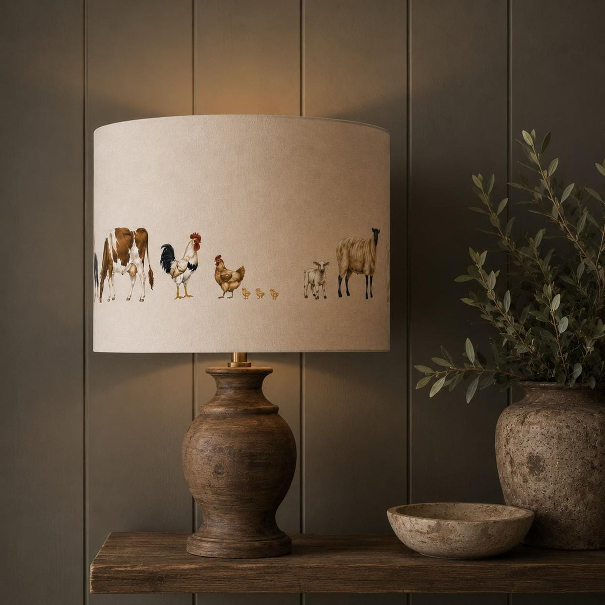 The Farmyard Lampshade