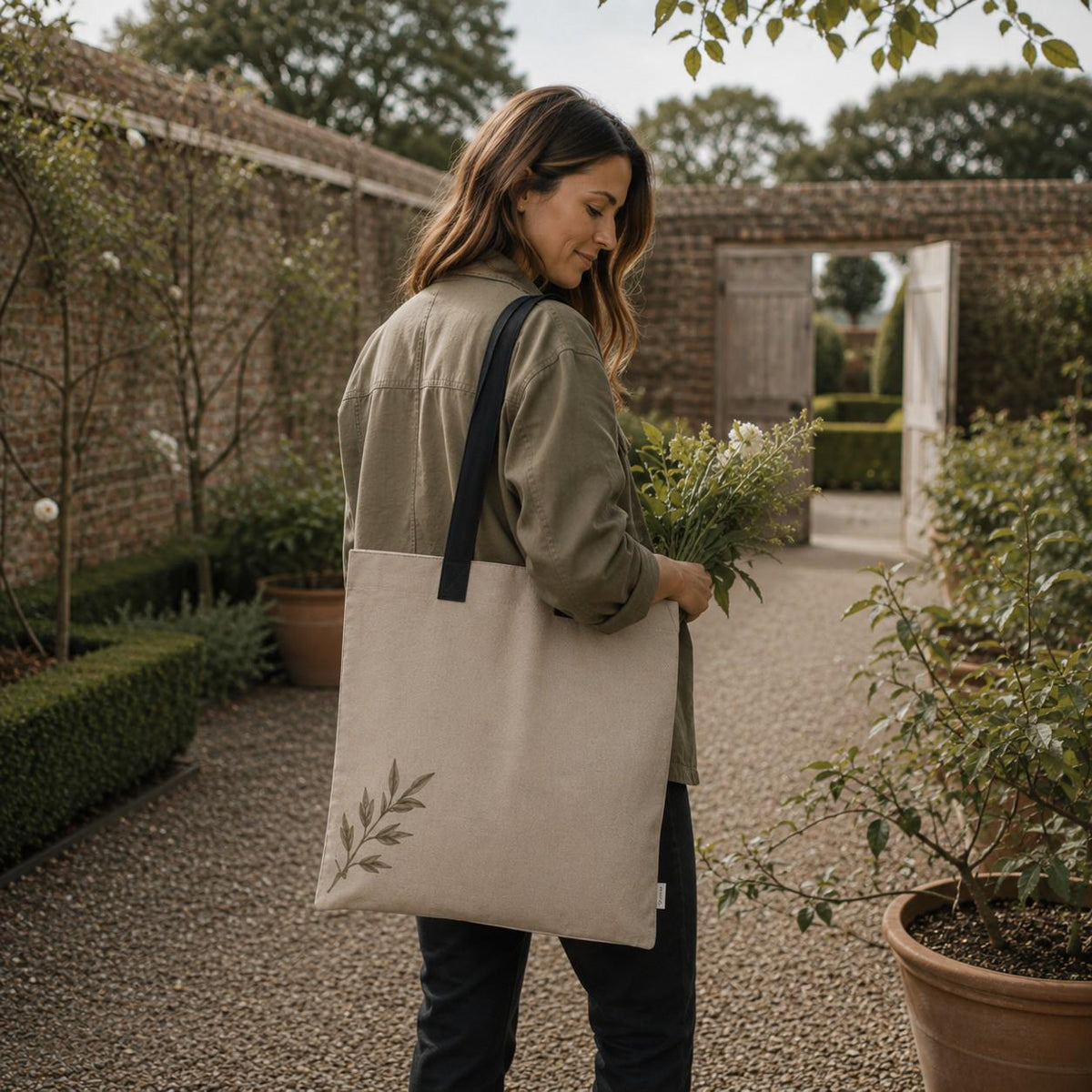 The Signature Willow Tote Bag Mushroom