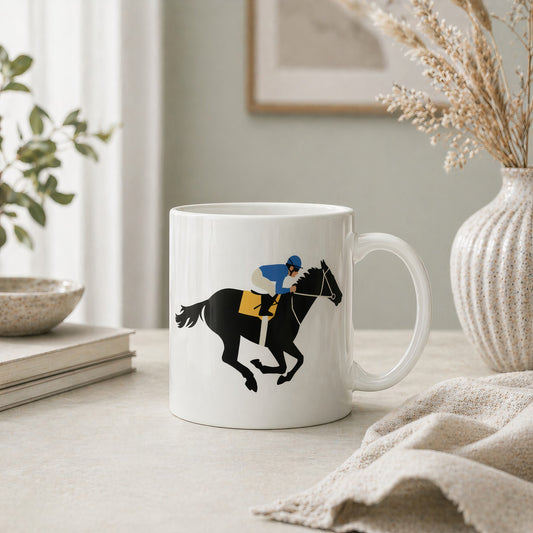 Horse Racing Mug – Jockey Silks Ceramic Coffee Mug