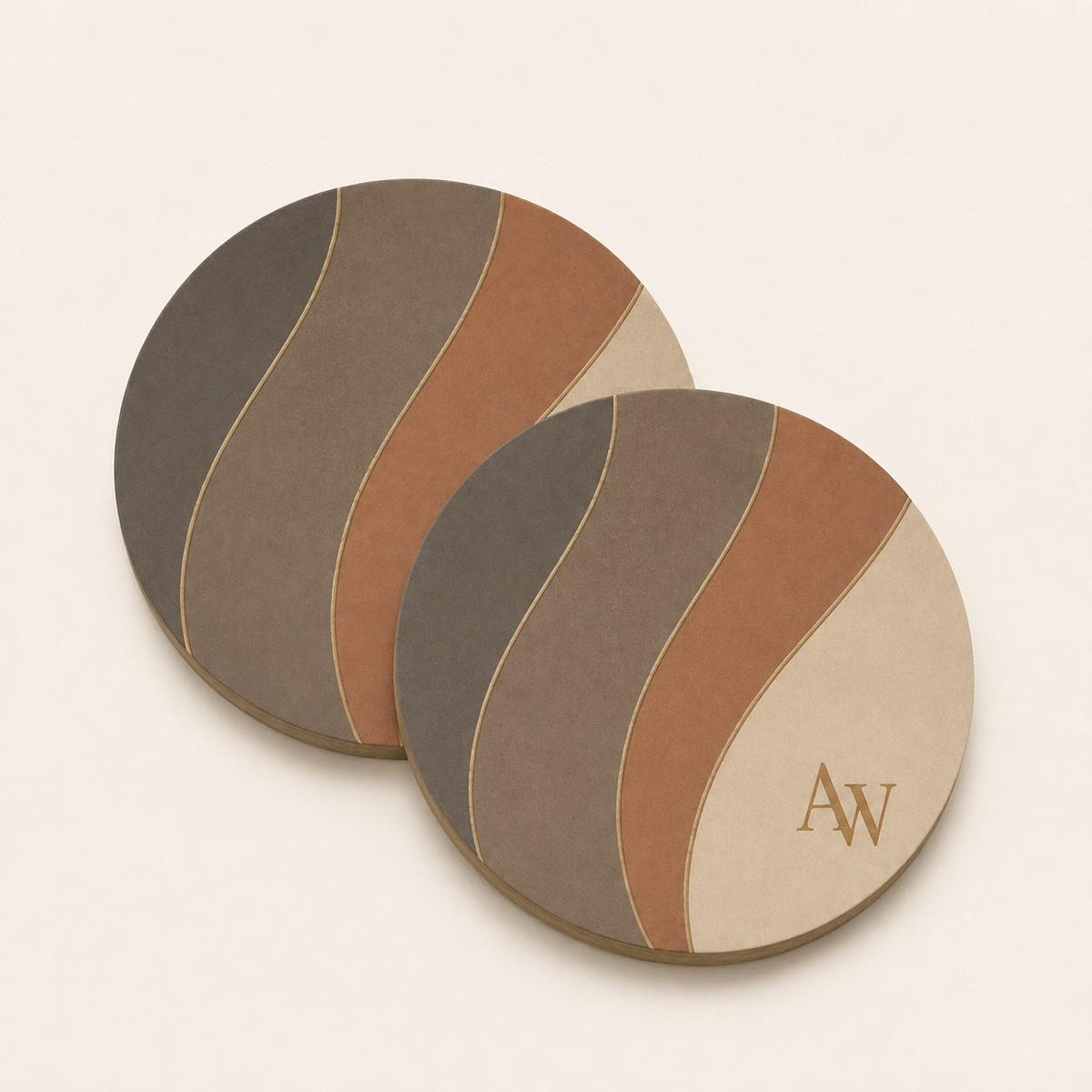 Estate Living Contour Coasters — Set of Two