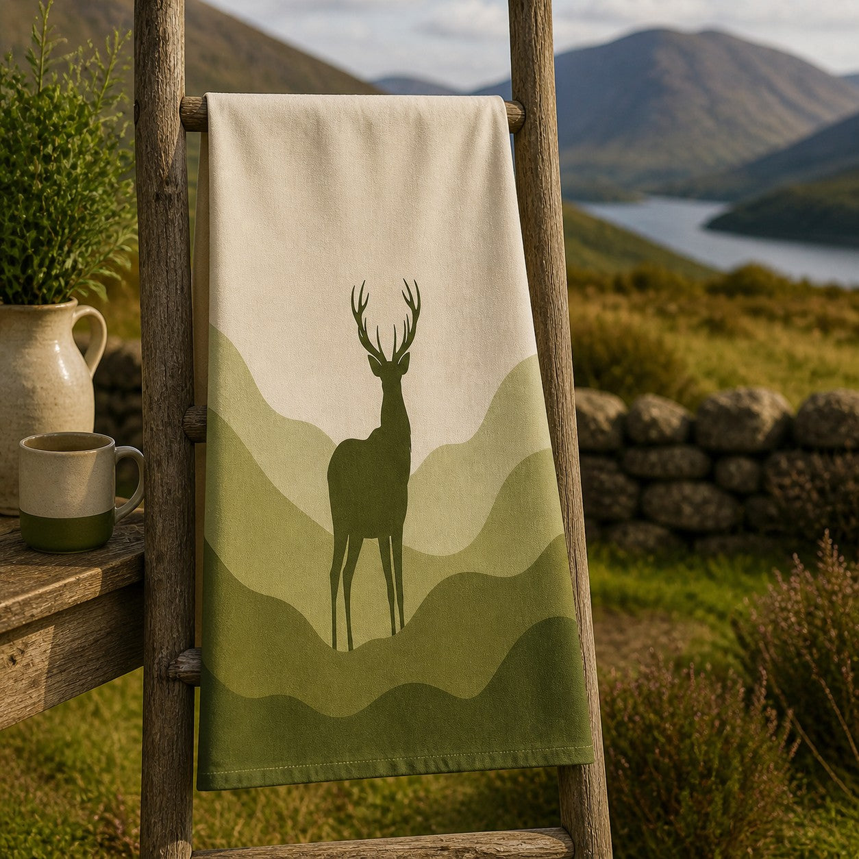 Highland Tea Towel