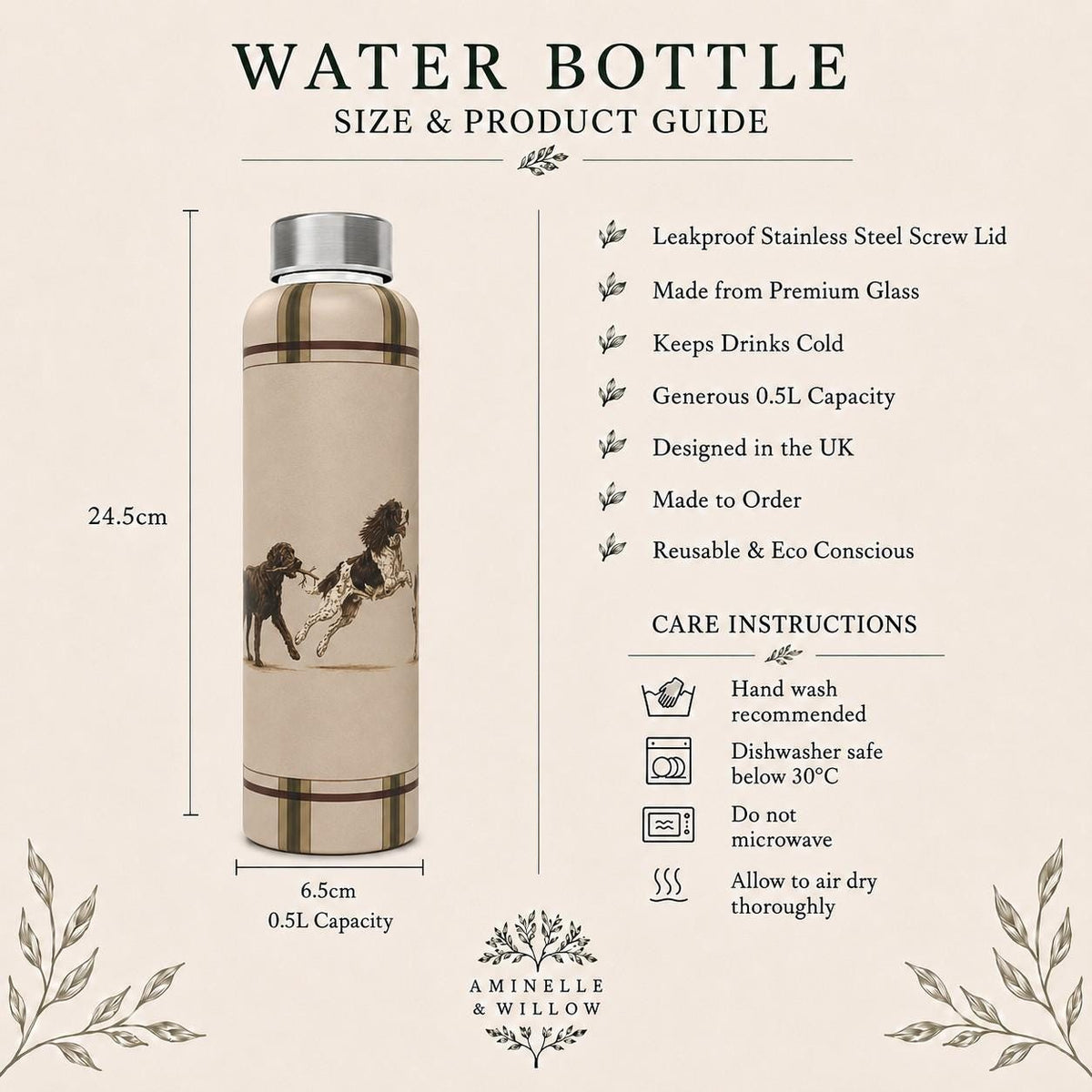 The Country Dogs Water Bottle