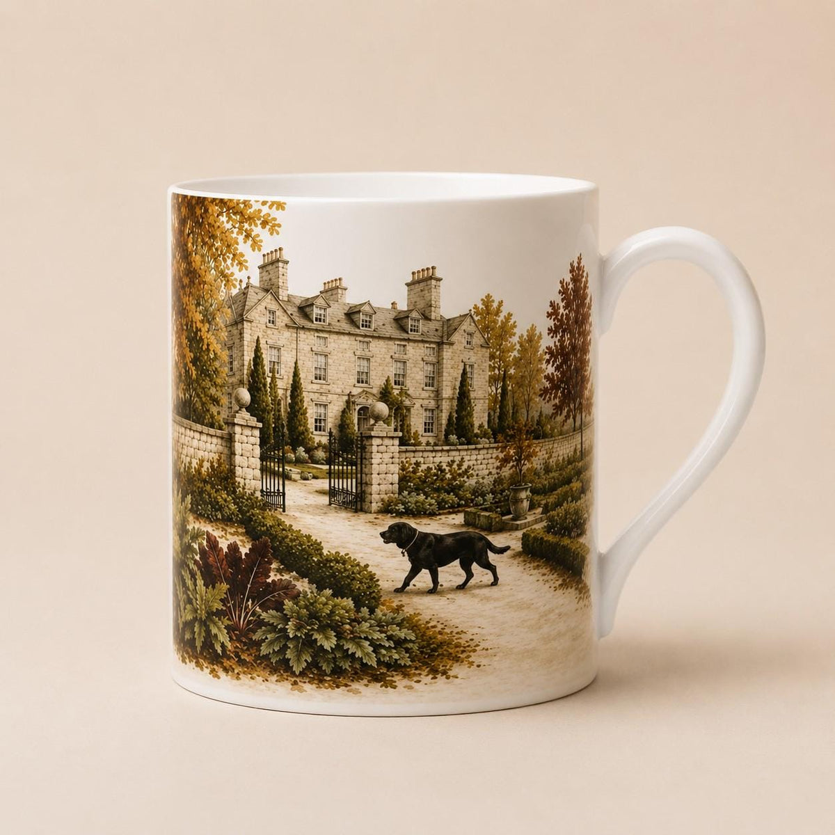 The Country Labrador Fine Bone China Mug