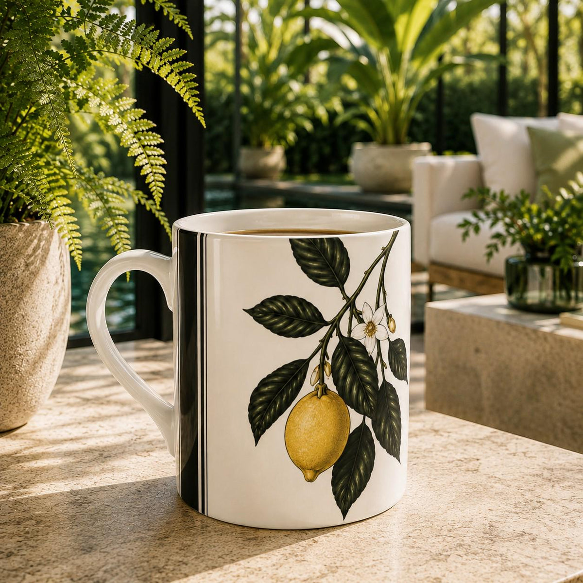 The Orangery Lemon Fine Bone China Mug