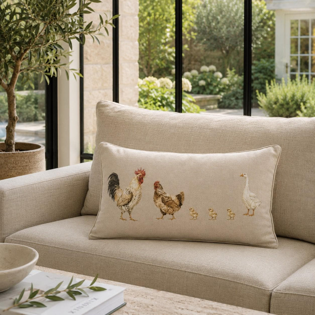 The Hen House Cushion