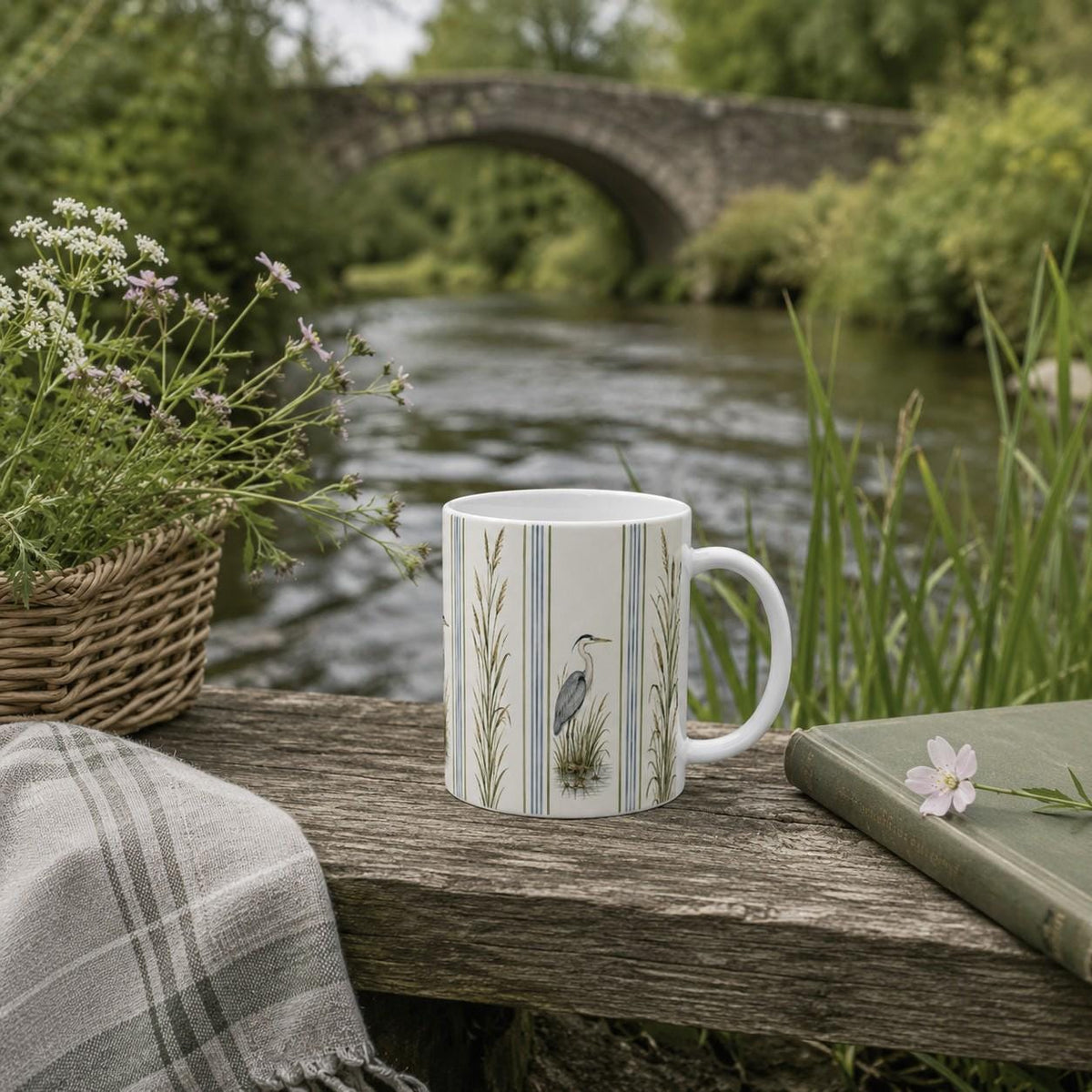 Heron & Reeds Ceramic Mug