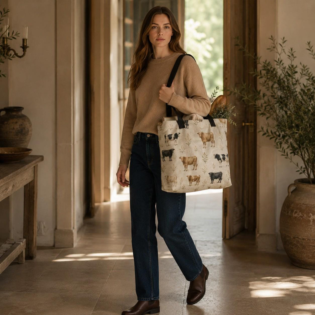 Country Edit Cattle Tote Bag