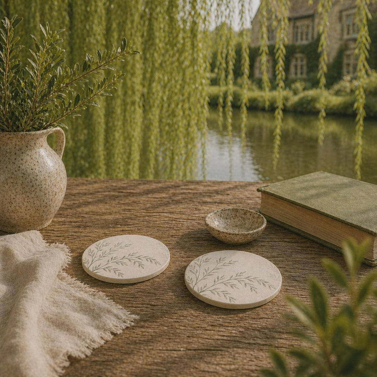The Signature Willow Botanical Coasters