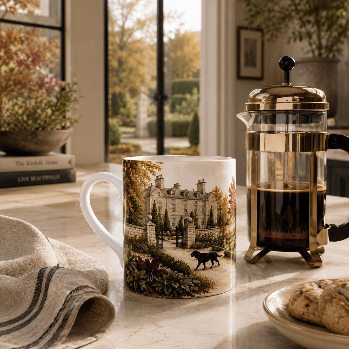 The Country Labrador Fine Bone China Mug
