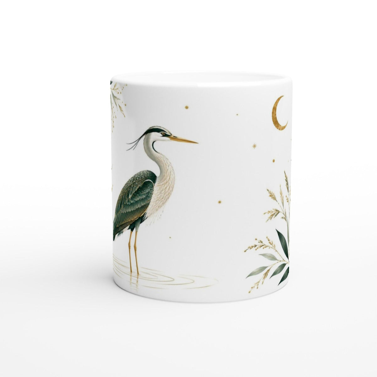 The Riverbank Heron Mug
