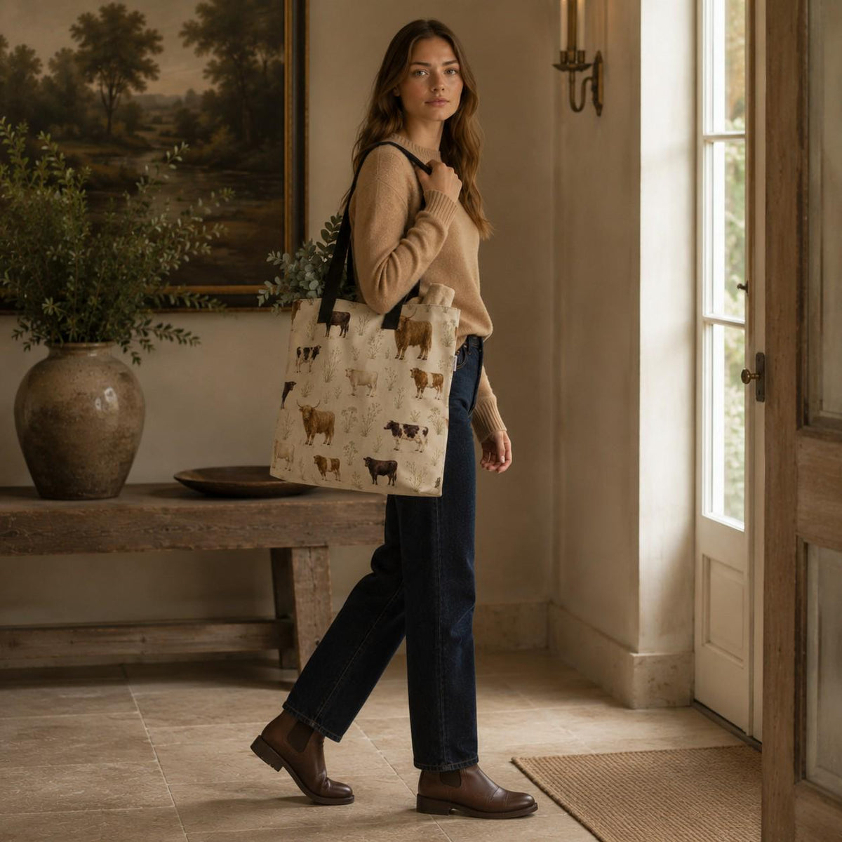 Country Edit Cattle Tote Bag