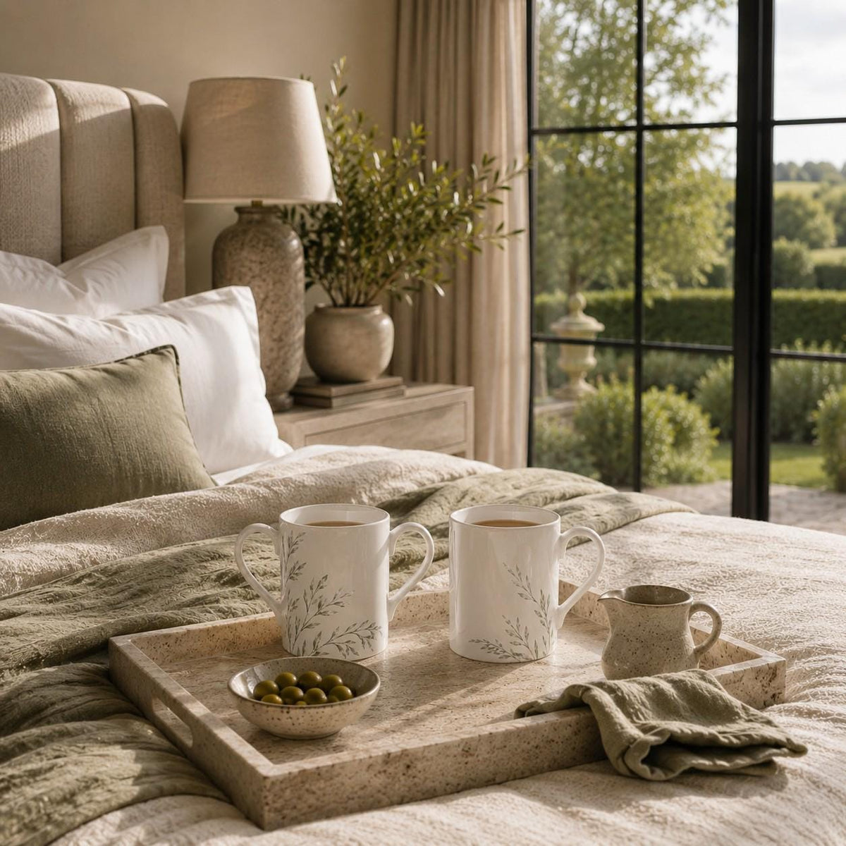 The Signature Willow Fine Bone China Mug Ivory