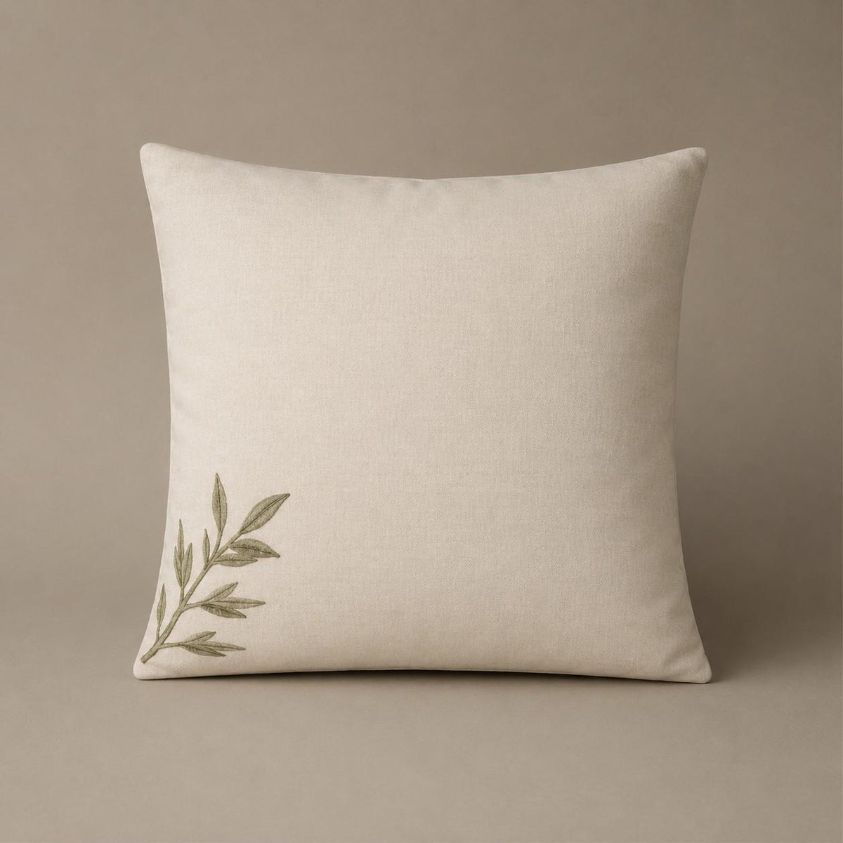 The Signature Willow Cushion Ivory