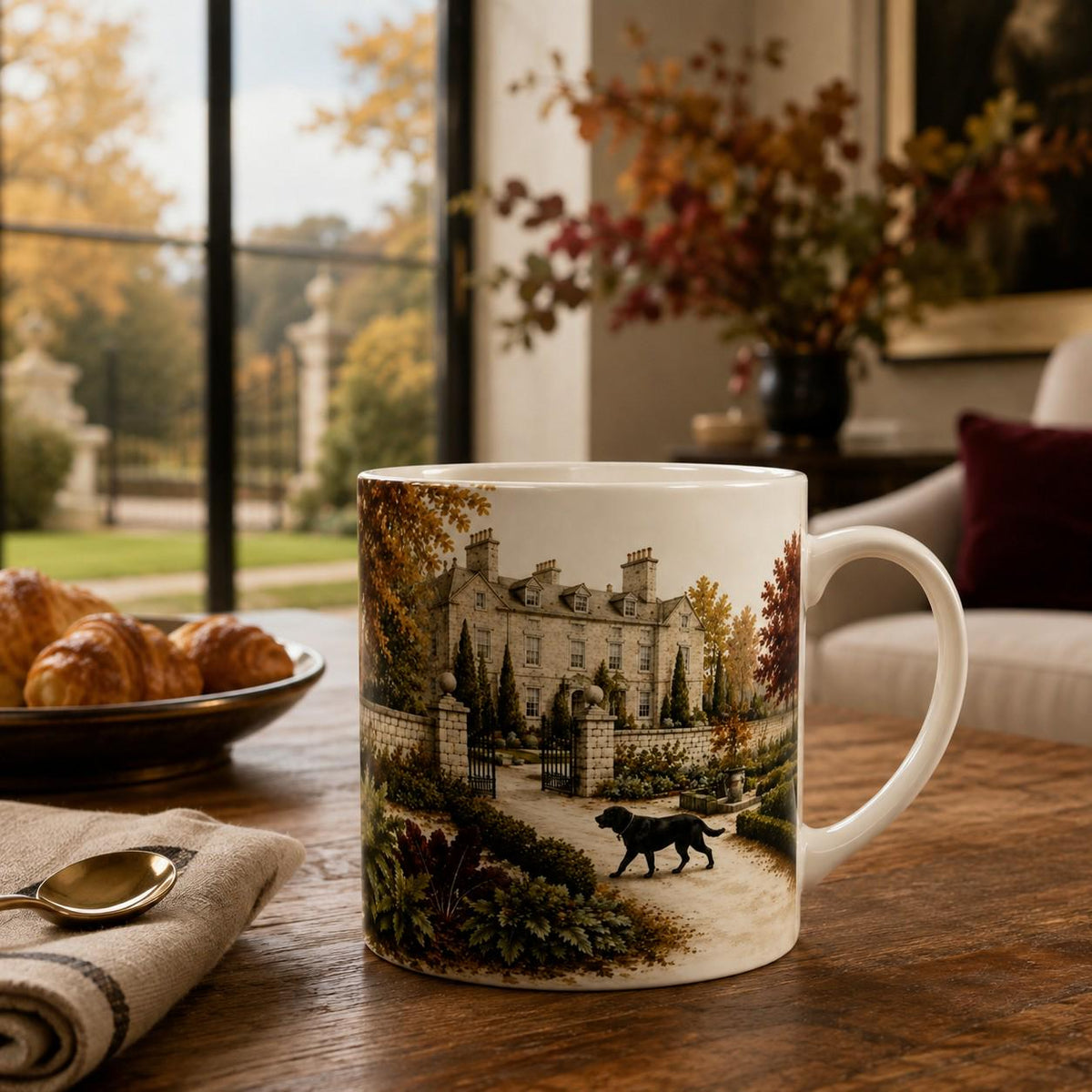The Country Labrador Fine Bone China Mug